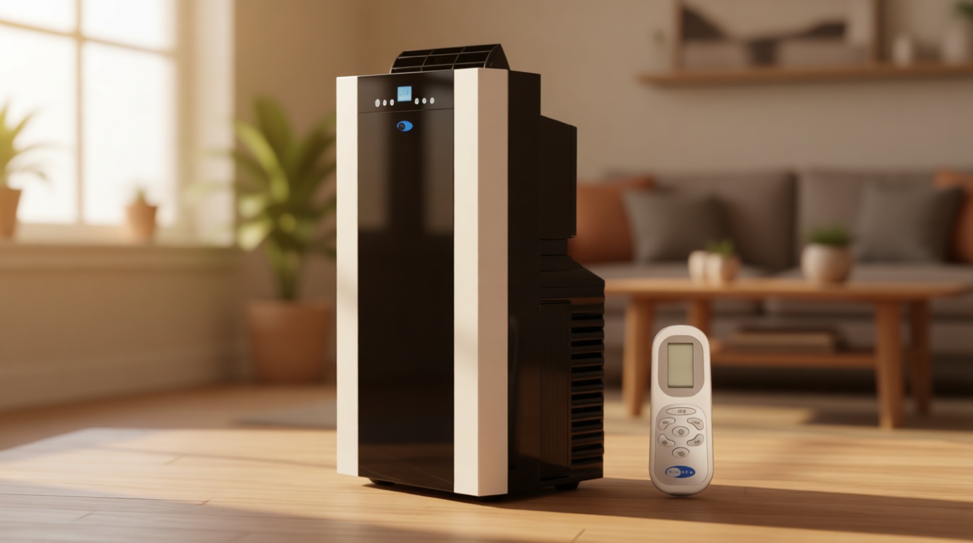 Whynter Portable Air Conditioner 14,000 BTU & Heater with Dual Hose Dehumidifier & Cooling Fan for 500 Sq Ft Rooms, Includes AC Unit Window Kit, ARC-14SH (9,200 SACC)