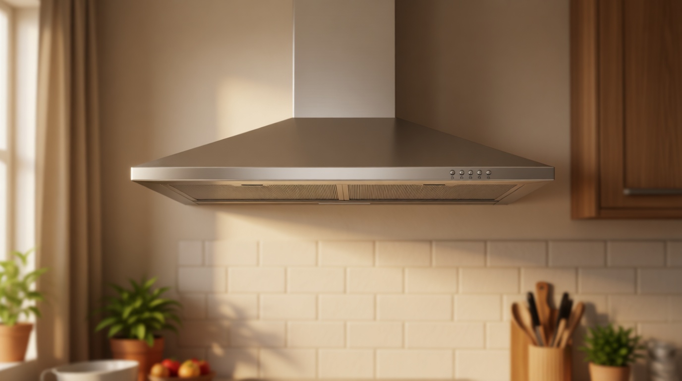 SNDOAS Range Hood 30 inch,Wall Mount Range Hood in Stainless Steel With Ducted/Ductless Convertible,Stove Vent Hood with Aluminum Filters,3 Speed Exhaust Fan,LED Light,Button Control