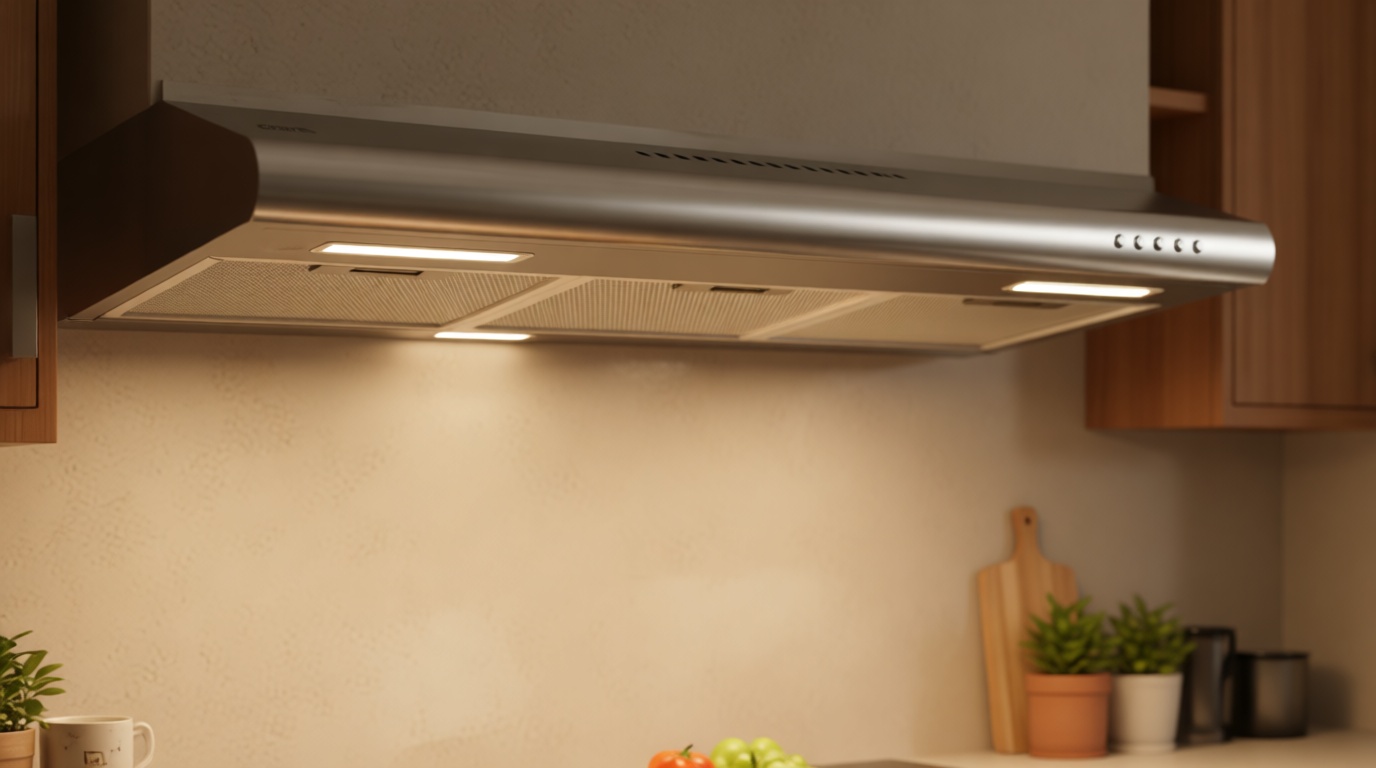 CIARRA Range Hood 30 inch Under Cabinet Ductless Vent Hood for Kitchen Stove Hood with 3 Speed Exhaust Fan in Stainless Steel