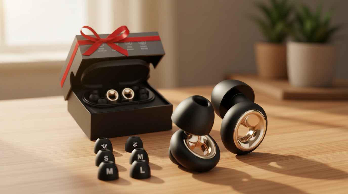 Ear Plugs for Sleeping, 50dB Noise Cancelling Ear Plugs, Reusable Silicone Earplugs for Noise Reduction with 8 Tips, Soft Earplugs for Snoring, Side Sleepers, Concerts, Travel, Work(Dark Gray)