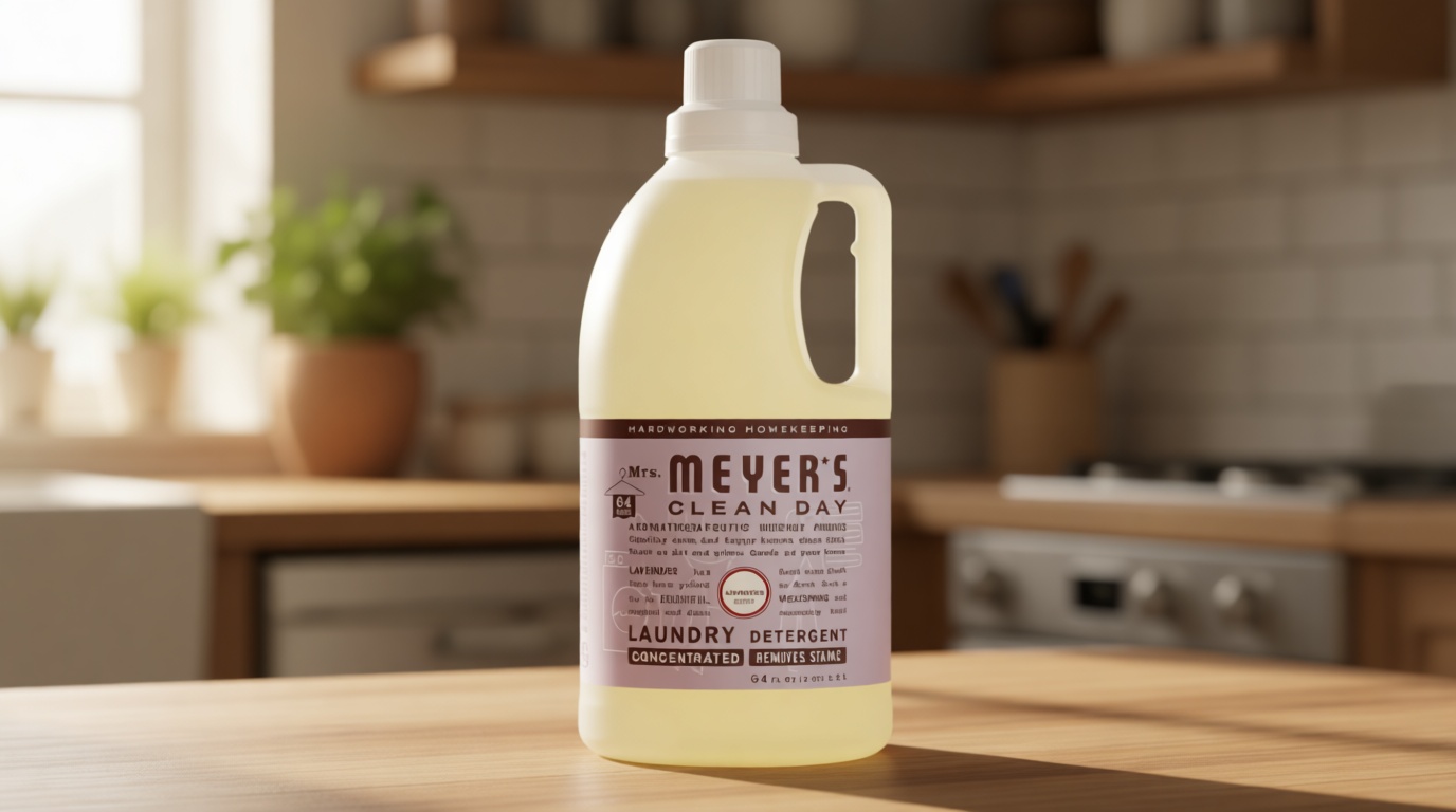 MRS. MEYER'S CLEAN DAY Liquid Laundry Detergent, Infused with Essential Oils, Lavender, 64 oz (64 Loads)