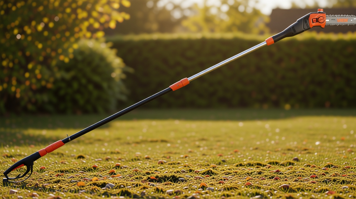 WEN Electric Pole Saw, Corded, 8-Amp, 10-Inch with 14-Foot Reach (CP0810)