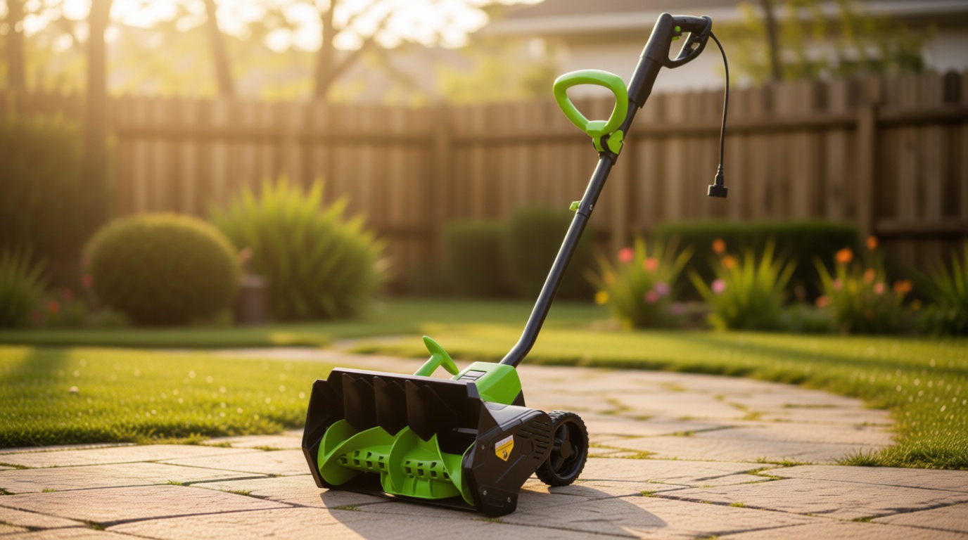 Earthwise SN70016 Electric Corded 12Amp Snow Shovel, 16" Width, 430lbs/Minute