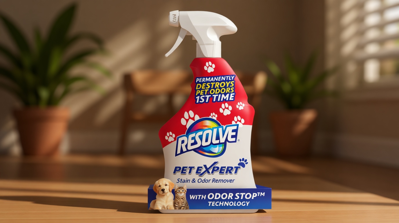 Resolve Pet Expert Stain and Odor Remover, Carpet Cleaner, Pet Stain and Odor Remover, Carpet & Upholstery Cleaner - Removes Stains and Odors, 22 oz