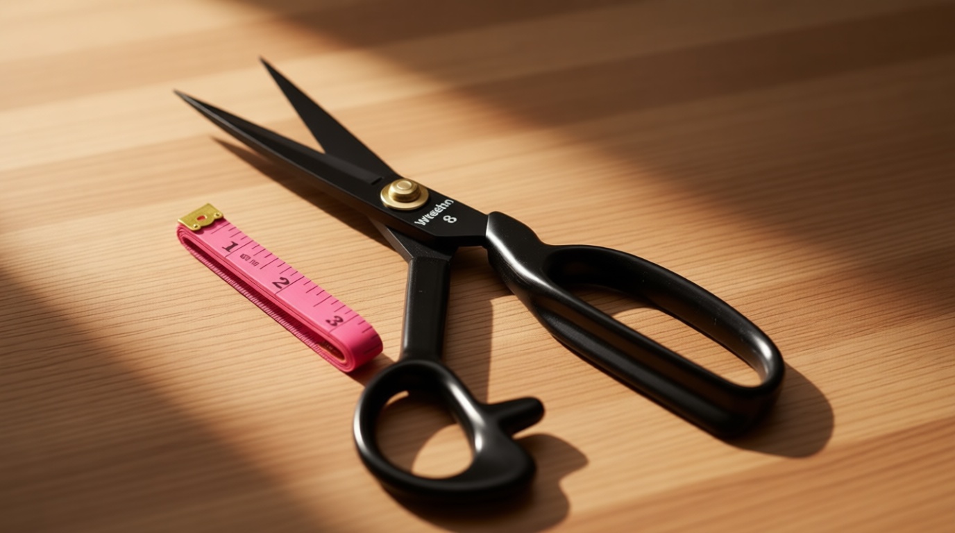 Fabric Scissors Professional, 8" Heavy Duty Sewing Scissor for Fabric Cutting, Tailor Sharp Sewing Shears for Cutting Leather craft Home Office Students Artists Dressmakers