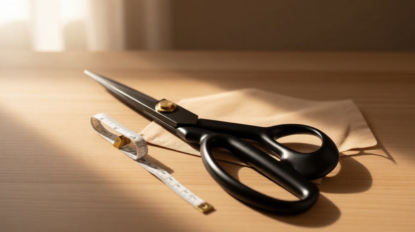 Professional Tailor Scissors 9 Inch for Cutting Fabric Heavy Duty Scissors for Leather Cutting Industrial Sharp Sewing Shears for Home Office Artists Dressmakers