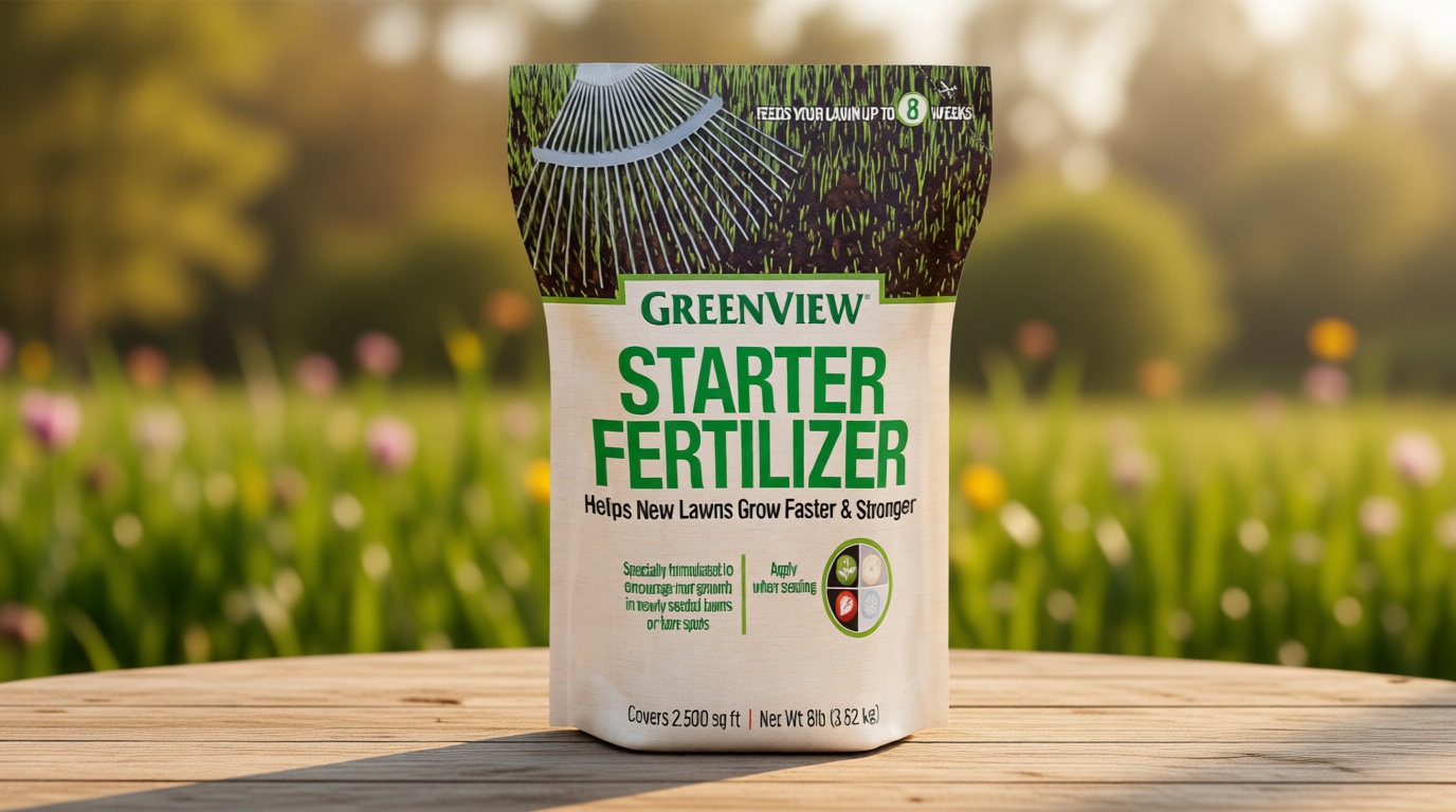 Greenview Spring or Fall Lawn Starter Fertilizer - 8 lb. Bag - Covers 2,500 sq. ft.