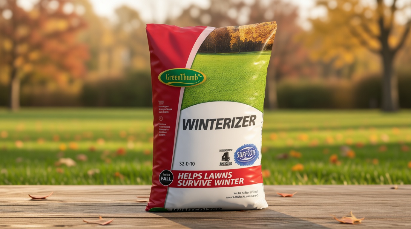 Green Thumb GT58105 Winterizer Lawn Fertilizer, 32-0-10 Formula, 5,000-Sq. Ft. Coverage - Quantity 1