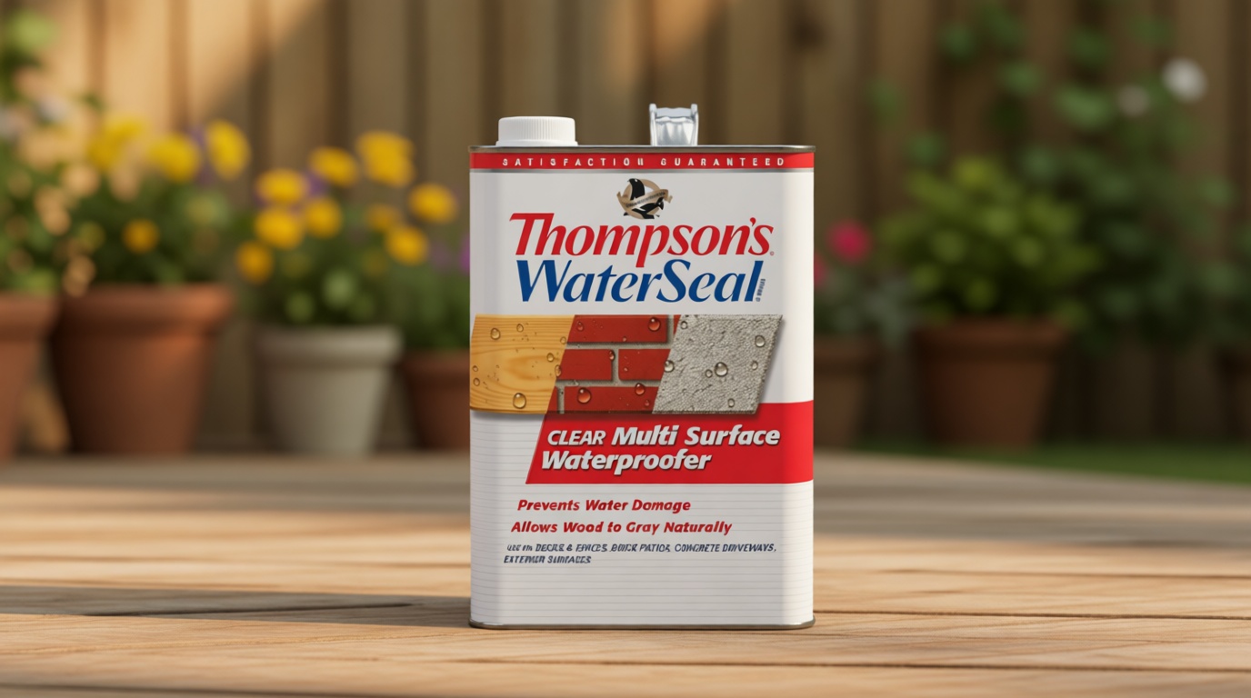 Thompson’s WaterSeal Multi-Surface Waterproofer Stain, Clear, 1 Gallon