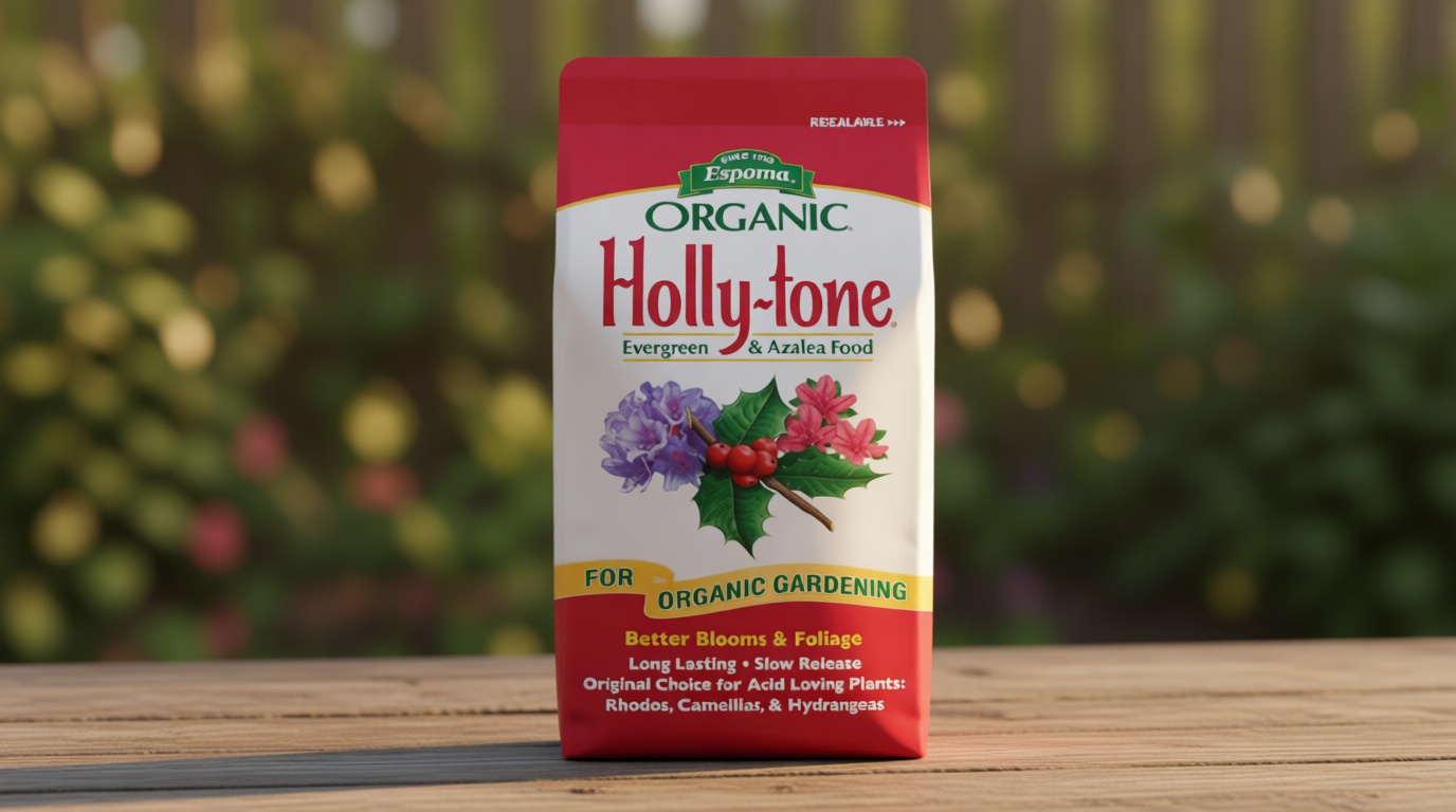 Espoma Organic Holly-Tone 4-3-4 Evergreen & Azalea Plant Food; 4 lb. Bag; The Original & Best Organic Fertilizer for All Acid Loving Plants Including Azaleas, Rhododendrons & Hydrangeas. Pack of 2
