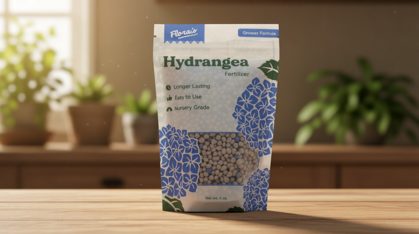 Hydrangea Fertilizer - Nursery Grade - Controlled Release - Works on All Varieties of Hydrangeas (6 oz.)