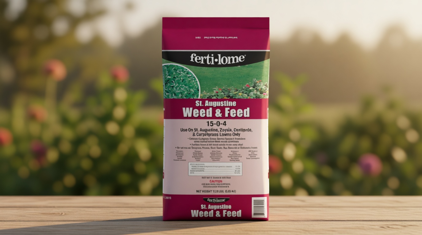 Fertilome (13915) St. Augustine Weed & Feed 15-0-4 (12.8 lbs.)