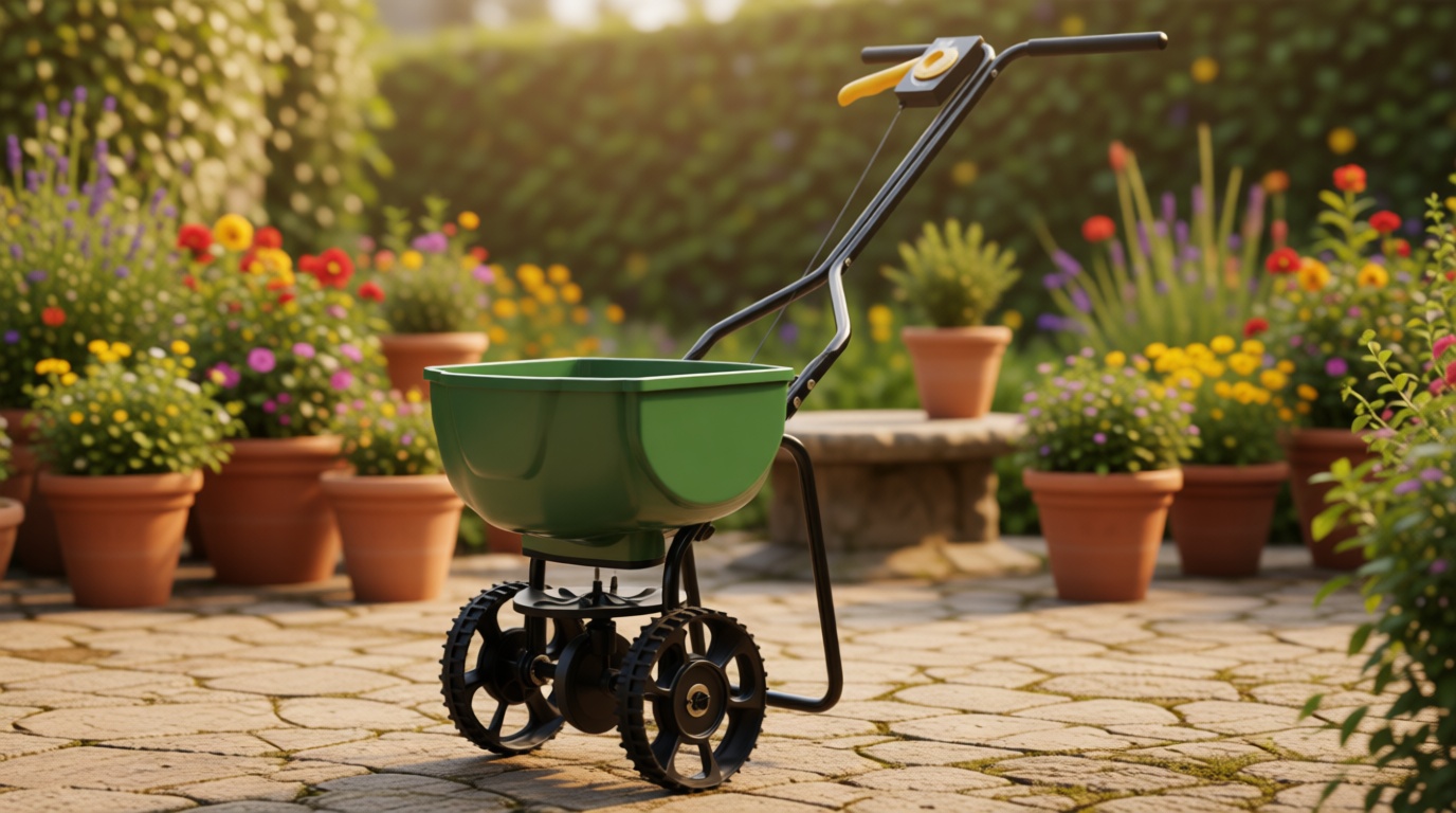 Amazon Basics Fertilizer Spreader for Lawn