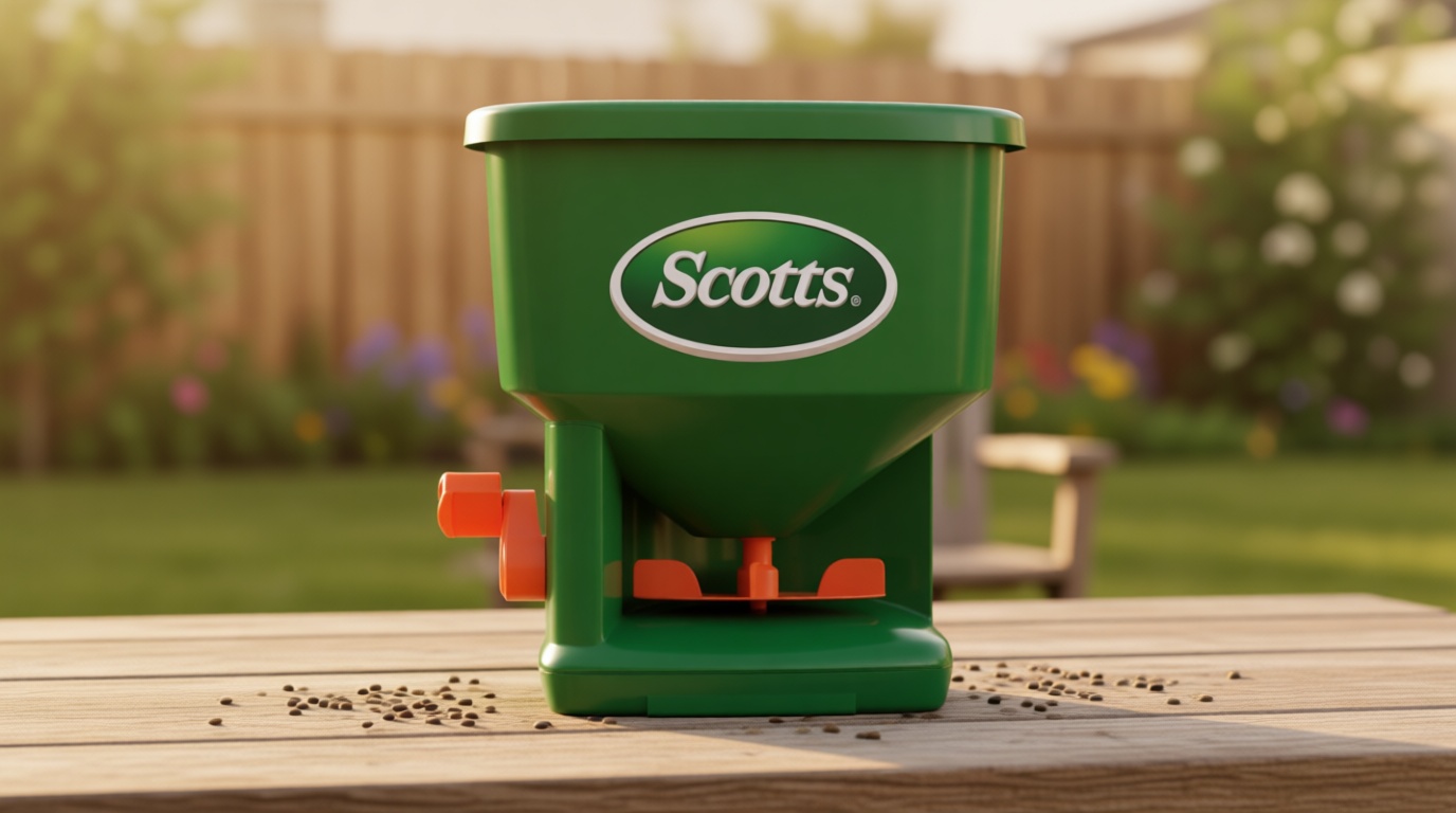 Scotts Whirl Hand-Powered Spreader