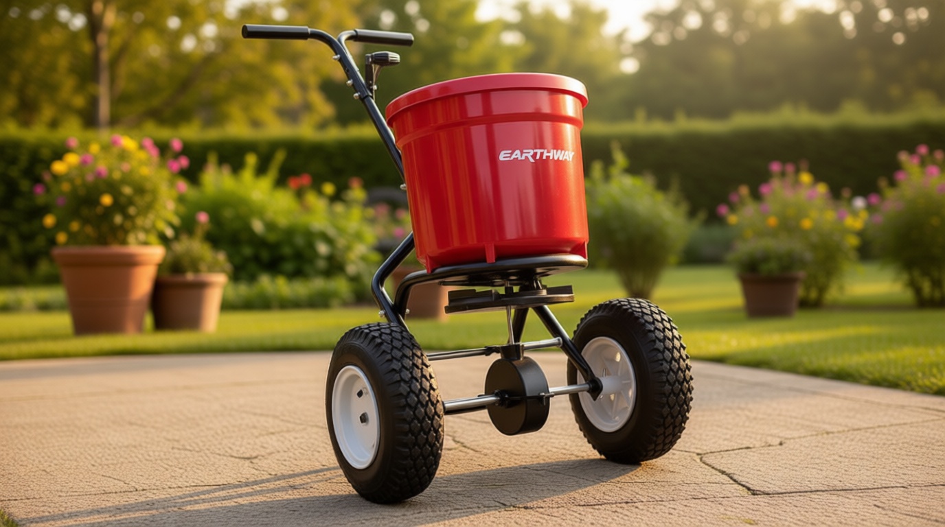 EarthWay 2150 Commercial 50 LB Broadcast Fertilizer Spreader