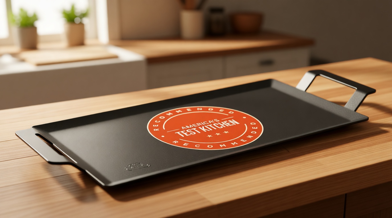 Made In Cookware | Carbon Steel Griddle - (Like Cast Iron, but Better) | Professional Cookware | Crafted in Sweden | Induction Compatible