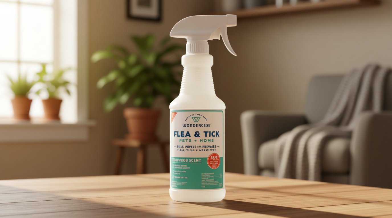 Wondercide Cedar Flea & Tick Spray for Pets Plus Home with Natural Essential Oils 16 fl. oz.