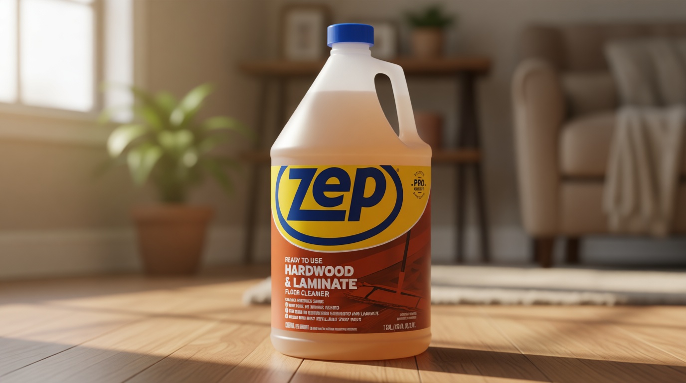 Zep Industrial Hardwood and Laminate Floor Cleaner - 1 Gallon - ZUHLF128 - Removes Spots, Stains and Scuffs. Cleans and Restores Shine