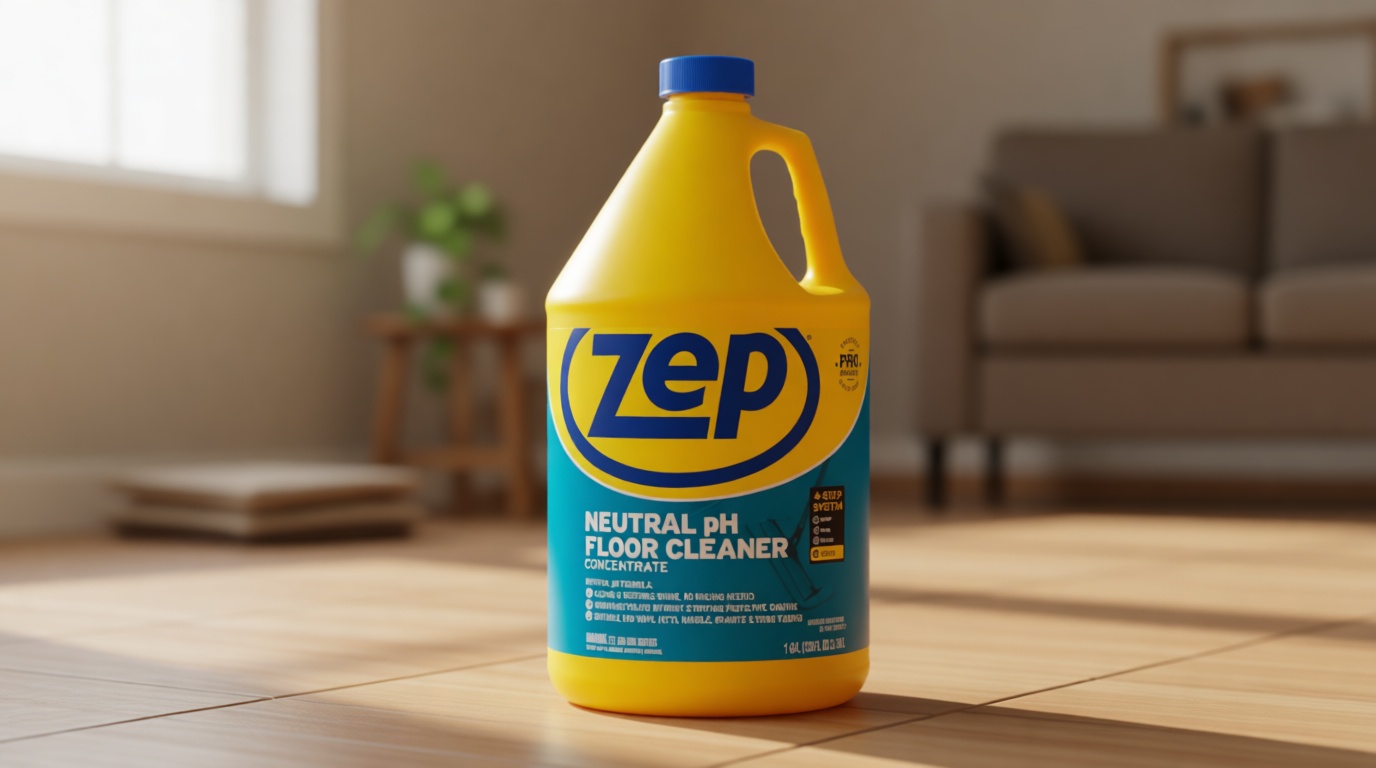 Zep Neutral PH Industrial Floor Cleaner - 1 Gallon - ZUNEUT128 - Concentrated Pro Trusted All-Purpose Floor Cleaner [Amazon-developed Certification] Compact by Design