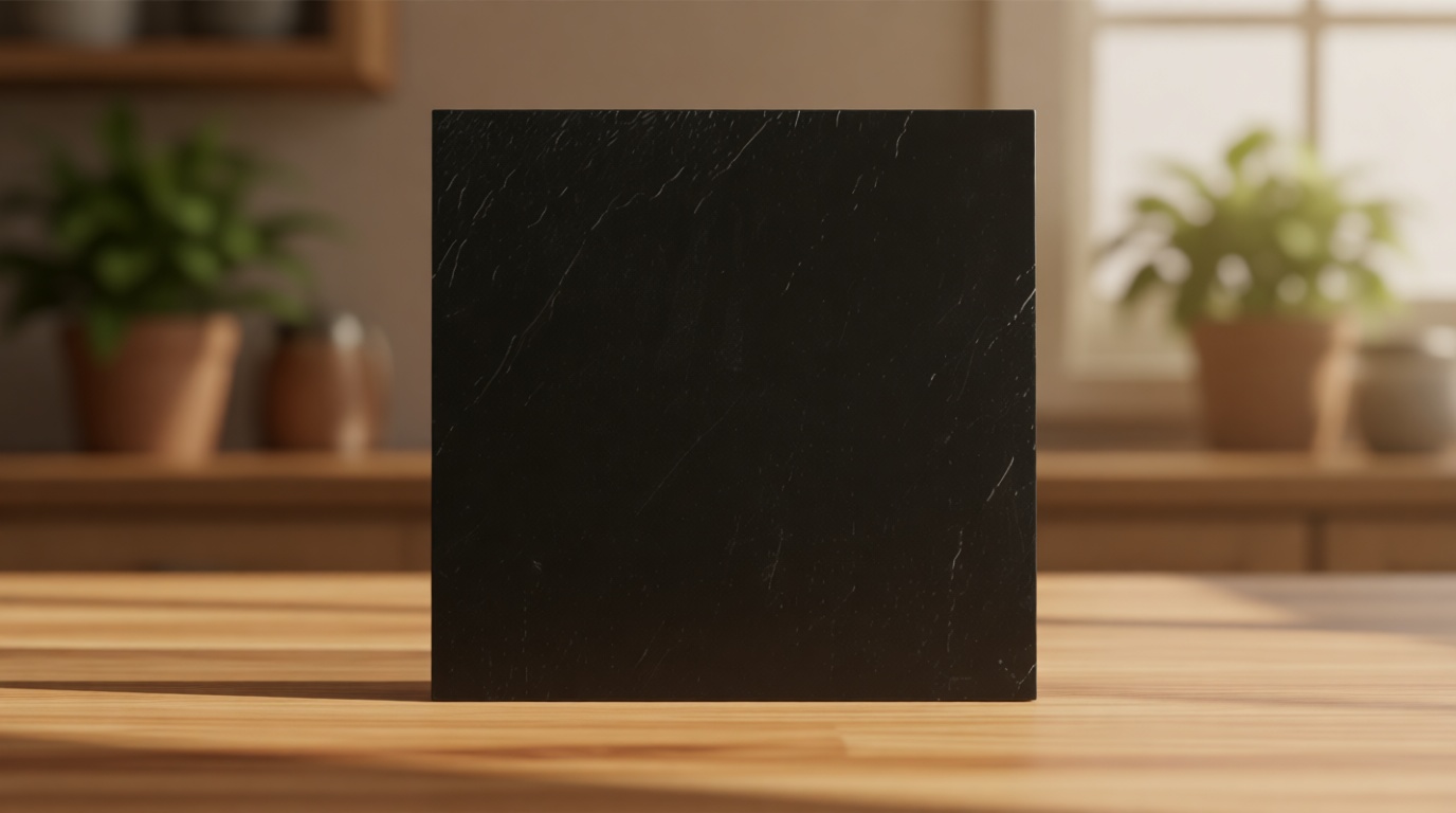 Nexus Self Adhesive 12-Inch Vinyl Floor Tiles, 20 Tiles - 12" x 12", Black Pattern - Peel & Stick, DIY Flooring for Kitchen, Dining Room, Bedrooms & Bathrooms by Achim Home Decor