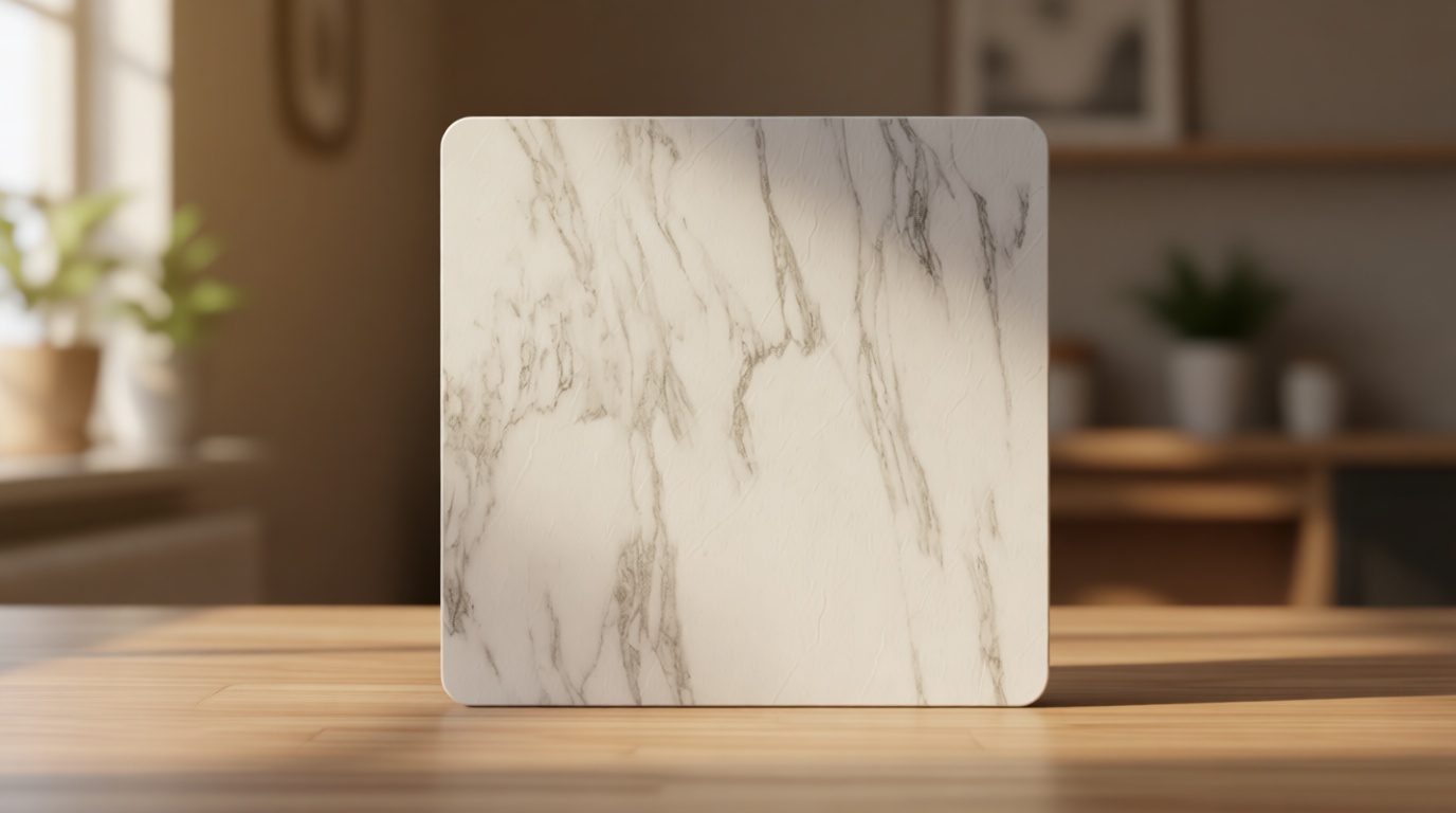 Nexus Self Adhesive 12-Inch Vinyl Floor Tiles, 20 Tiles - 12" x 12", Bianco Marble Pattern - Peel & Stick, DIY Flooring for Kitchen, Dining Room, Bedrooms & Bathrooms by Achim Home Decor