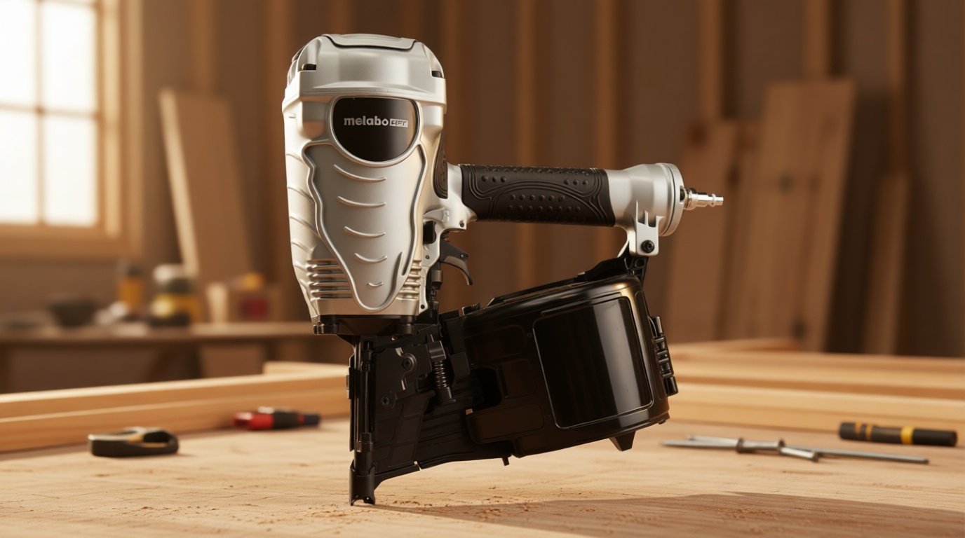 Metabo HPT Coil Framing Nailer, Pro-Preferred Pneumatic Power Nailers in Construction Tools, Versatile Framing Tool for Floor, Truss, and Roof Decking, 15° 1-3/4″ to 3-1/2″ Nails, NV90AG(S)