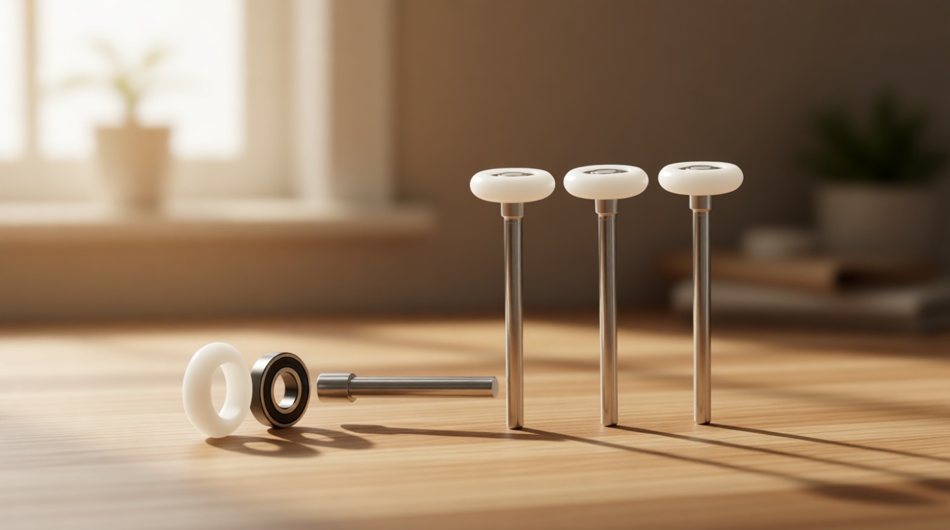 10 Pack 7" Stem 2" Sealed Nylon Commercial Garage Door Roller, Ultra Quiet Long-Lasting Durable High Load, Use 6200 Double Seals Precision Bearings for Home&Commercial