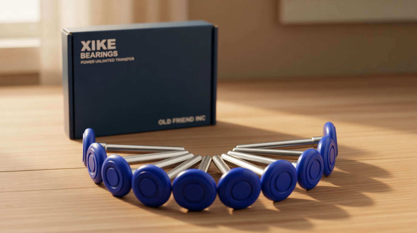 XIKE 10 Pcs 2" Nylon Garage Door Roller 4" Stem, MAX Quiet, Durable and Waterproof Types, Using 6200-2RS Precision Bearings.