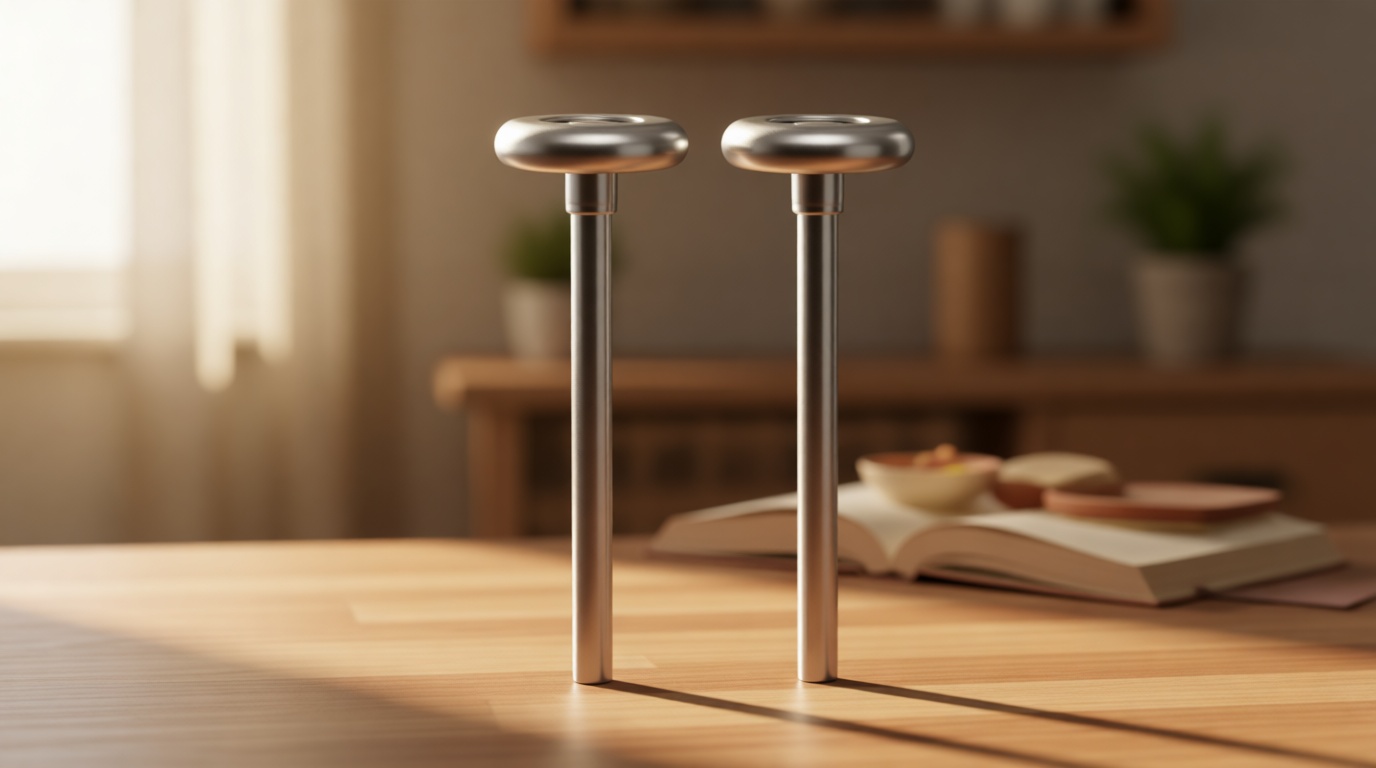 uxcell 2pcs 1.8" Steel Garage Door Rollers for 2" Garage Track, 7" Long Stem Roller Wheels, Precision Bearing 10 Balls, Silver Tone