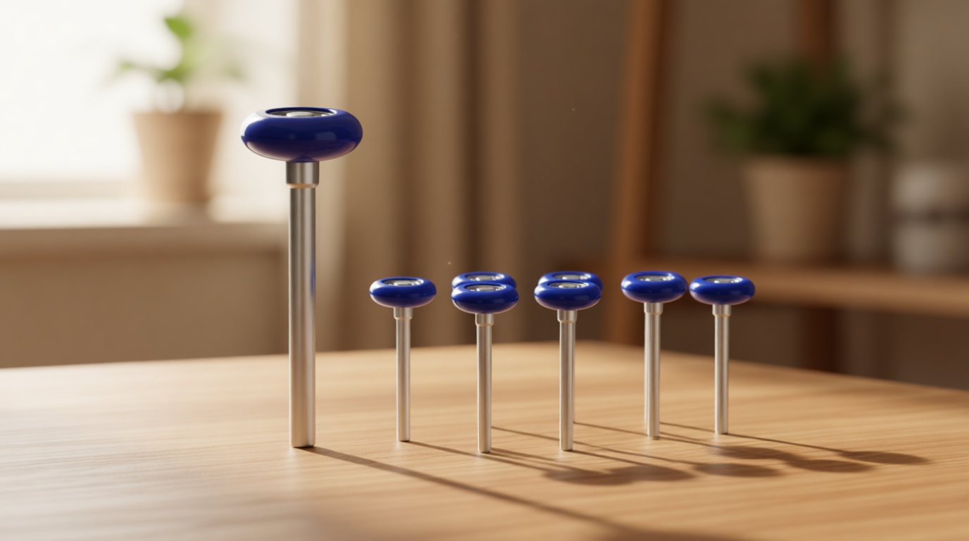 12 Pack 1.8 Inch Nylon Sealed Garage Door Rollers, Quiet/Durable and High Load, High Performance Bearing, Blue, by GENHAKON.