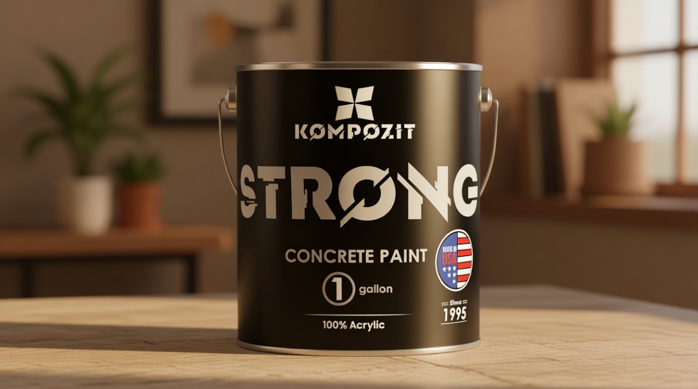 Dove Gray Concrete Floor Paint 1 Gallon | Satin Finish | Interior/Exterior - 100% Acrylic, Self-Priming, Hot Tire Resistant – for Garage, Driveway, Patio, Basement, Pool Deck (1 Gallon)