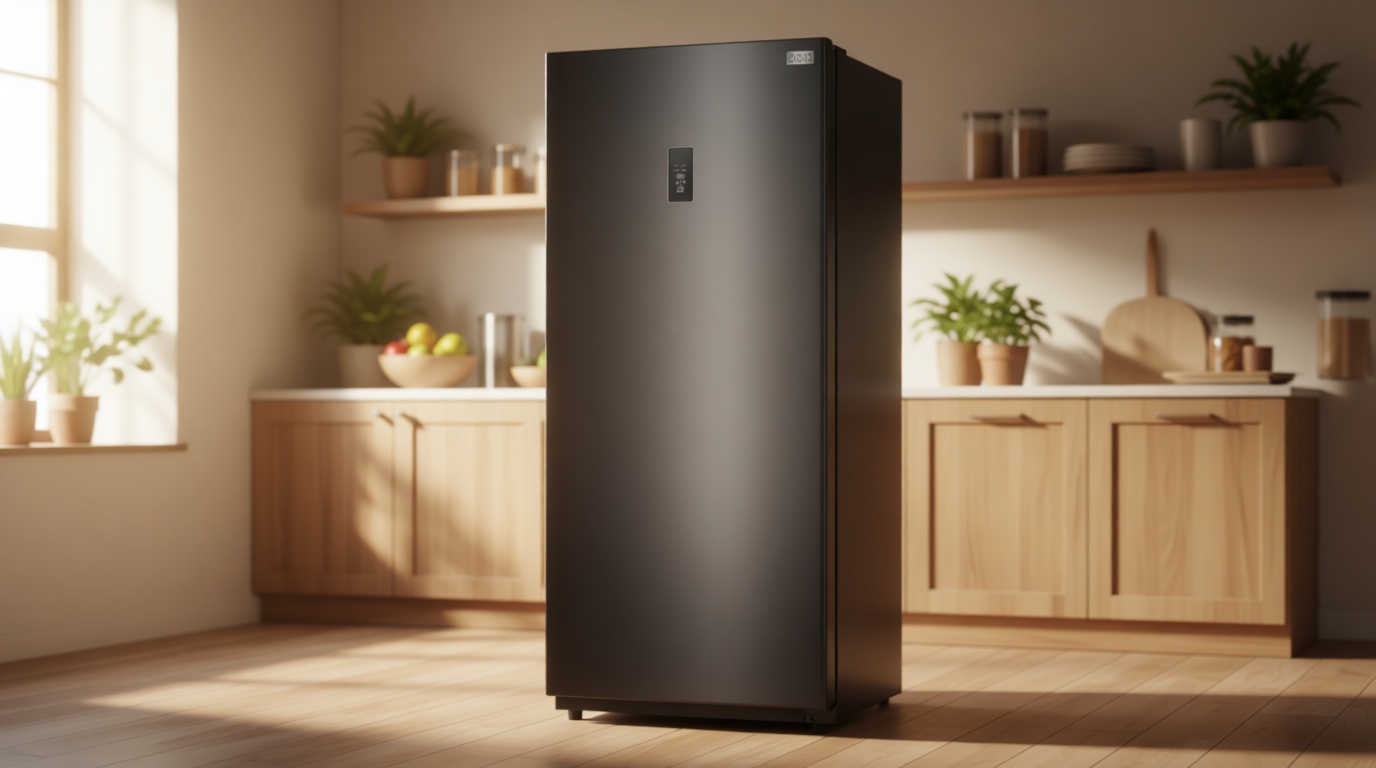 BLACK+DECKER 14 Cu. Ft. Convertible Freezer Refrigerator, Upright Freezer with Glass Shelves, ENERGY STAR rated, Frost Free, BUC1400XB, Black