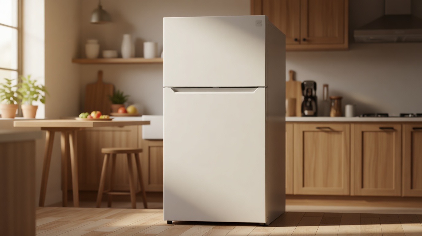 Kenmore 30" Top Mount Refrigerator with Freezer - Adjustable Shelving, Humidity-Controlled Crispers, LED Lighting, ENERGY STAR Certified, Garage Ready, 18.1 cu. ft. Capacity - White ENERGY STAR