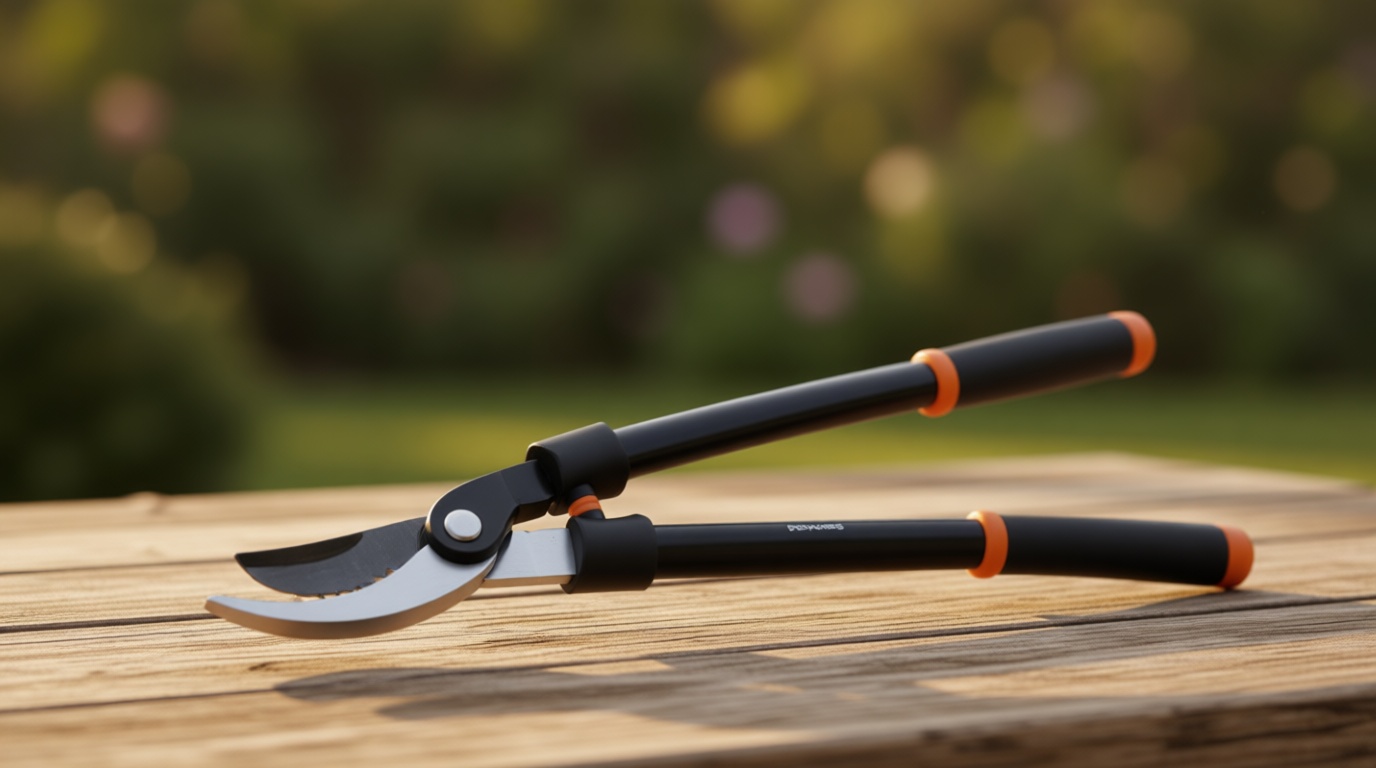 Fiskars 28" Loppers for Tree Trimming, Heavy Duty, Rust-Resistant Sharp Bypass Steel Blade Loppers, Branch Cutter up to 1.5" Diameter Cut Capacity, Shock-Absorbing Handle, Garden Tools