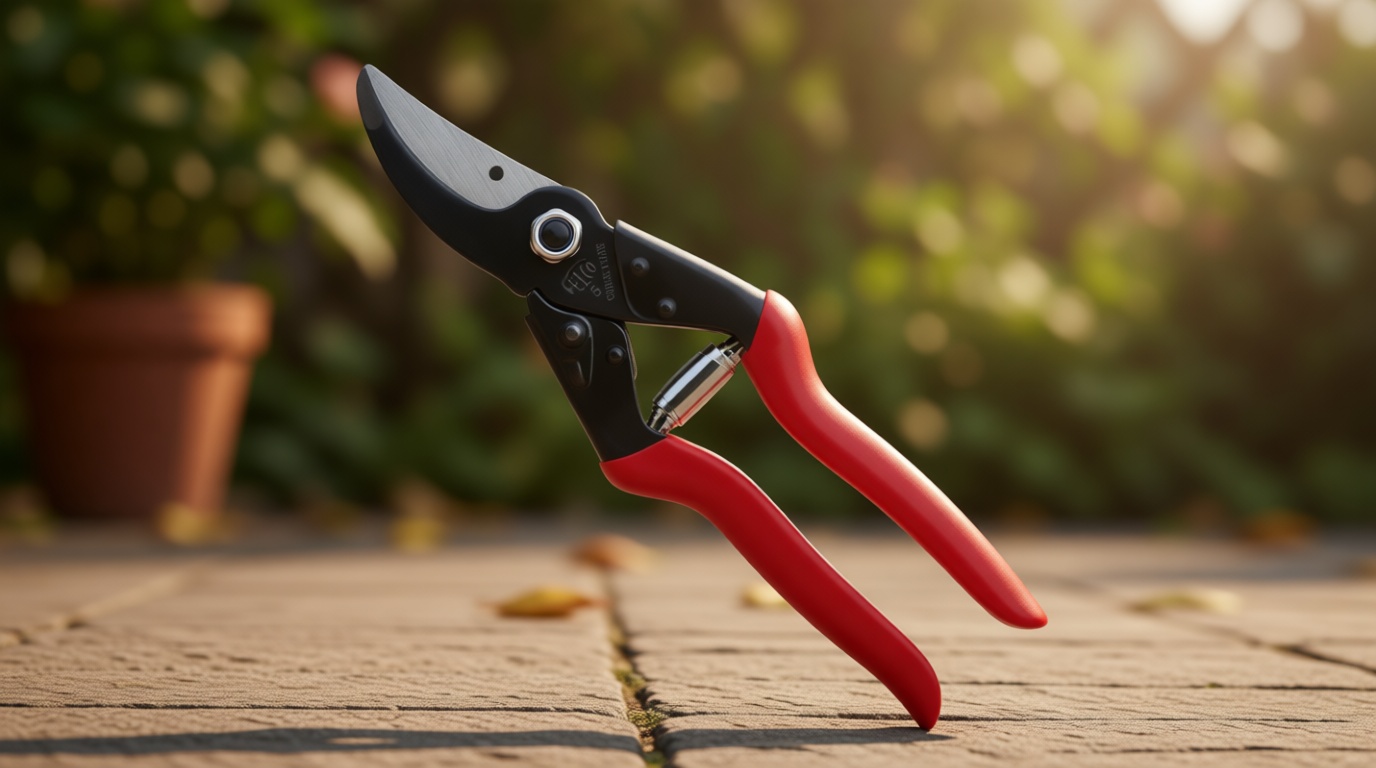 Felco F5 Pruning Shears – 8.9" All Steel Large Swiss-Made Garden Clippers| Hand Pruners for Garden & Landscape | Garden Tool Cutter with Precision Bypass Blade, Forged Aluminum Body, Replaceable Parts