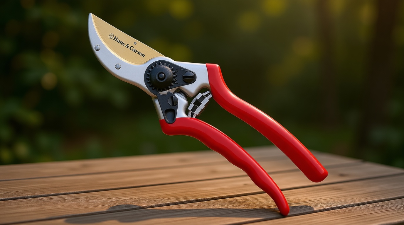 Haus & Garten ClassicPRO 8.5" Professional Premium Titanium Bypass Pruning Shears - Use As Pruners, Garden Shears, Heavy Duty Handheld Pruning Shears For Gardening, Clippers, Pruner Scissor Tool
