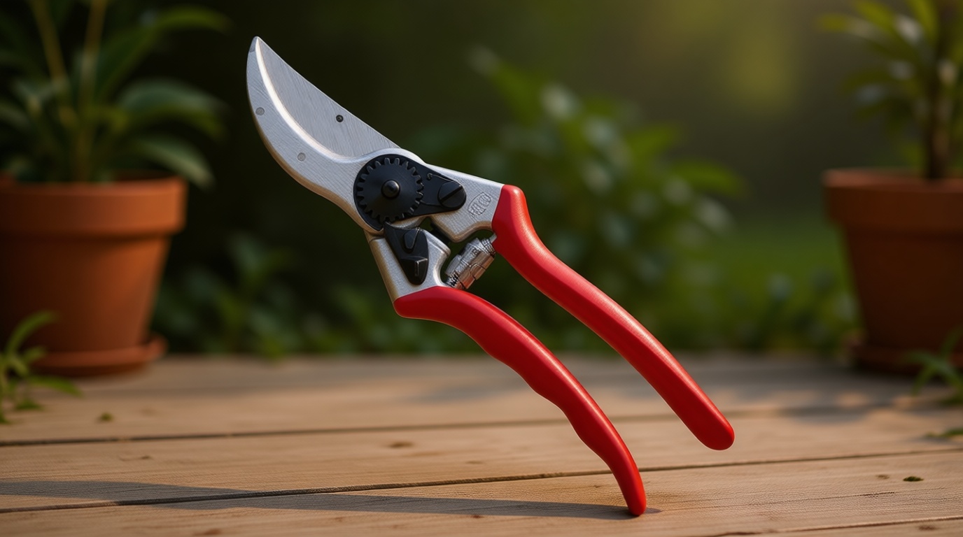 Felco F2 Pruning Shears – 9.25" Swiss-Made Garden Clippers for Professional Pruning | Hand Pruners for Gardening | Garden Tool Cutter with Precision Bypass Blade, Aluminum Body, Replaceable Parts