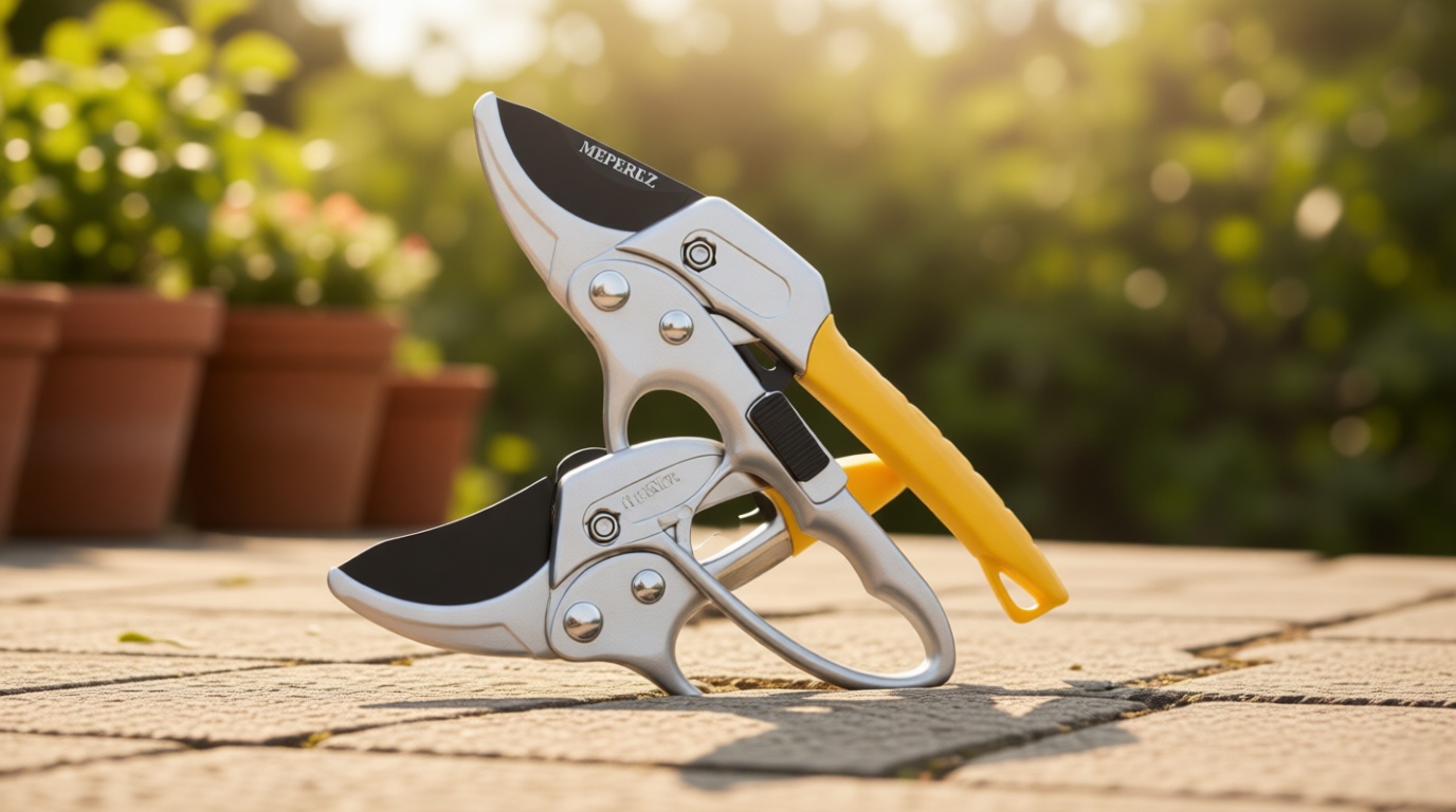 Premium Germany Pruning Shears, Work 3 Times Easier, Pruners Heady Duty, Sharp Garden Clippers Cut Fresh Flower, Hedge, Herb, Indoor Plants, Gardening Tools Scissors, Arthritis Weak Hand Snips