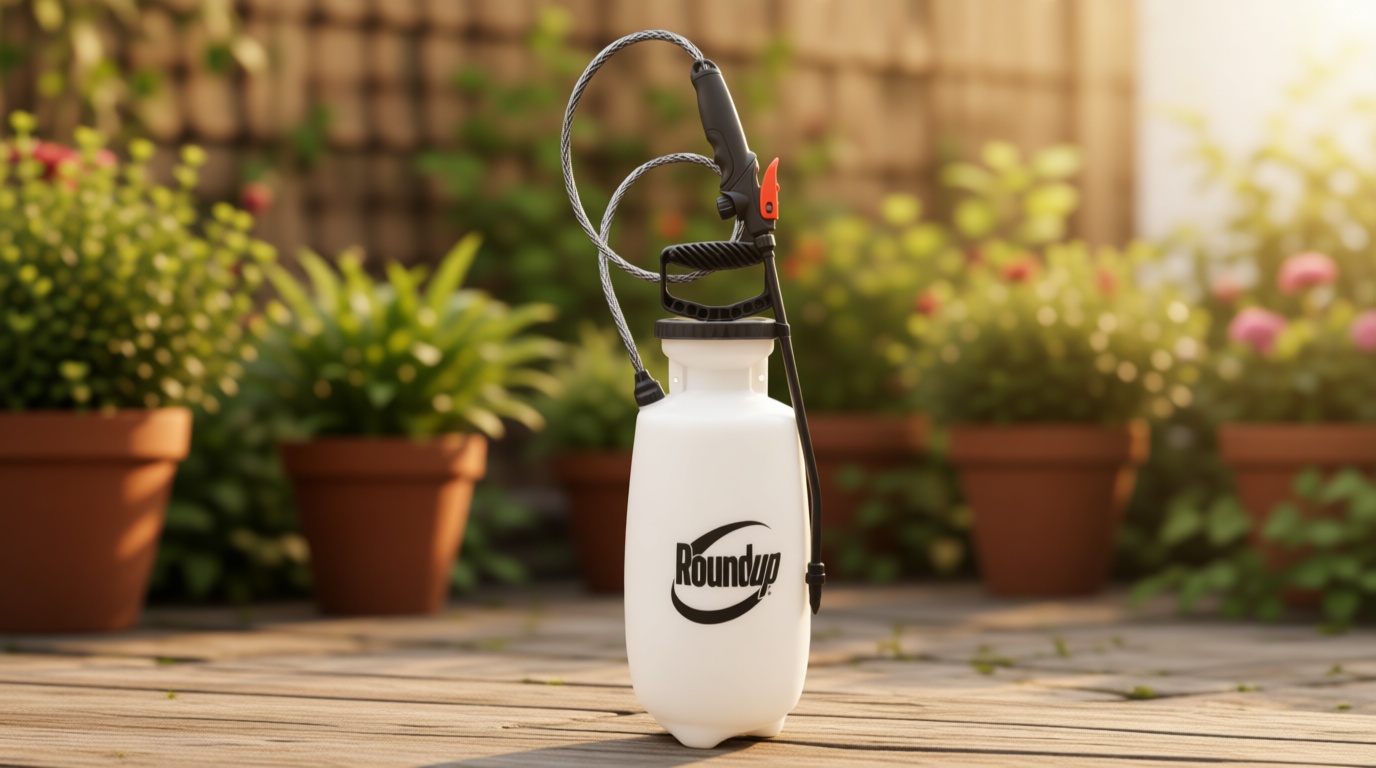 Roundup 190260 2-Gallon Lawn and Garden Sprayer for Controlling Insects and Weeds or Cleaning Decks and Siding