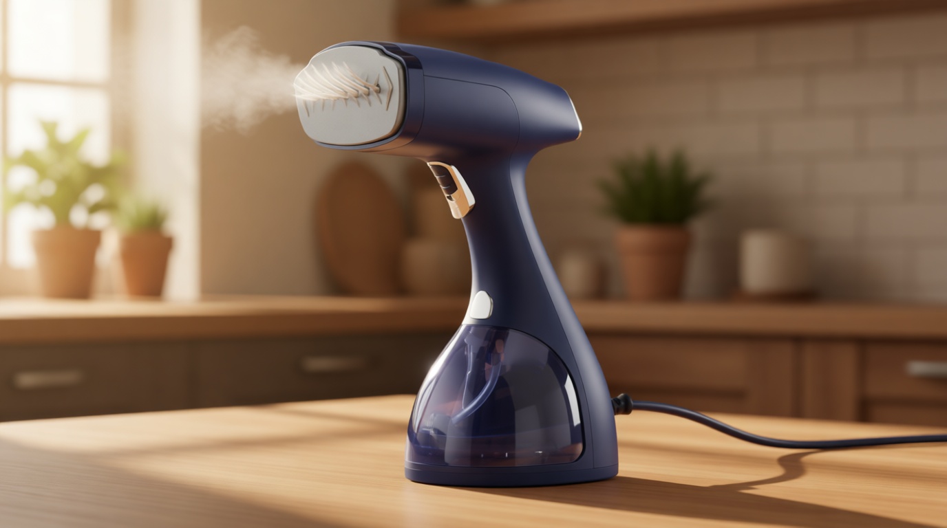 Electrolux Steamer for Clothes, 1500 Watt Portable Handheld Fabric and Garment Steamer with Lint Remover & Fabric Brush, Ultra-Fast Heat Up, 18 Min Continuous Steam for Powerful Wrinkle Remover, Blue