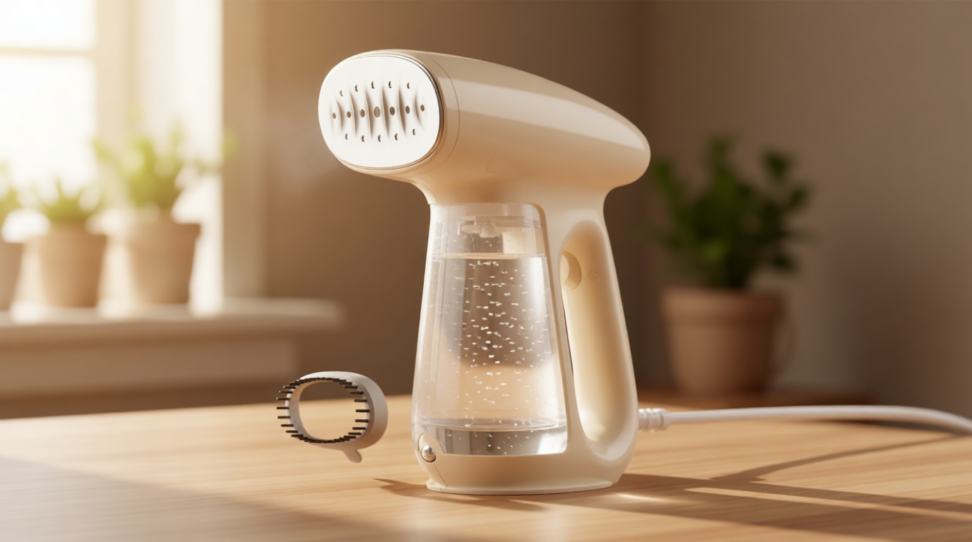 Bear Steamer for Clothes, Handheld Clothes Steamer,1300W Strong Power Garment Steamer with 230ml Tank,Fast Heat-up, Auto-Off, Steam Iron Fabric Wrinkle Remover with Brush for Home and Travel Recycled Claim Standard Blended