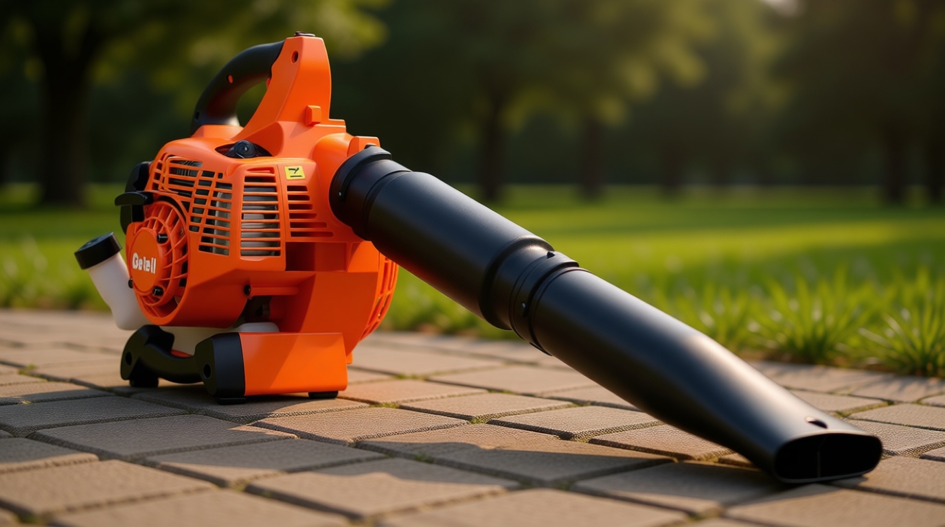 Handheld Gas Leaf Blower – 26cc Two-Cycle Engine, 180 mph, 380 cfm – High-Velocity Yard Clearing Tool for Lawn Care, Driveways, and Light Snow Removal