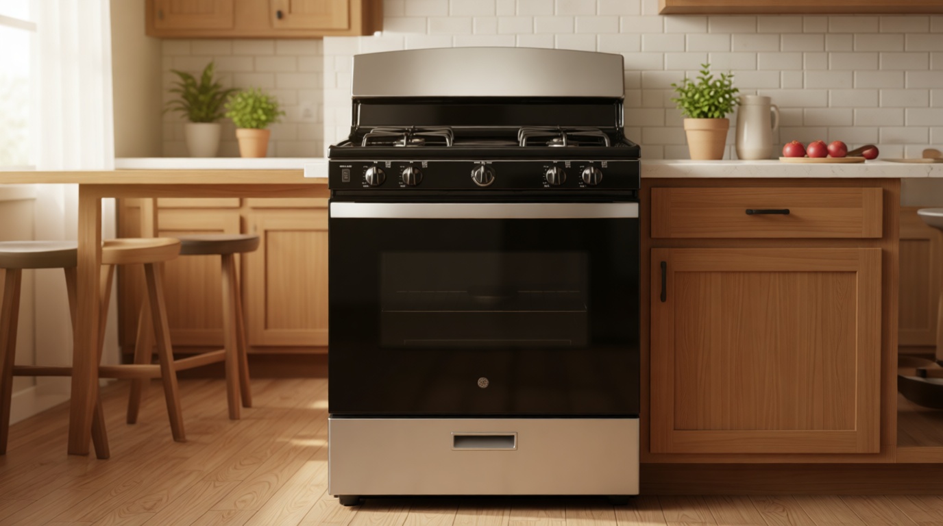 GE® 30" Free-Standing Gas Range, Stainless Steel