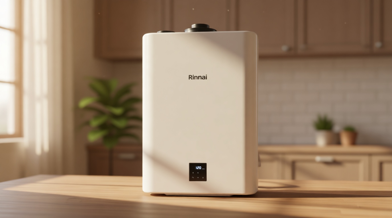 NEW Rinnai RX199iN Condensing Smart Sense Natural Gas or Propane Tankless Water Heater, Indoor or Outdoor Water Heater, Up to 11.1 GPM, 199,000 BTU