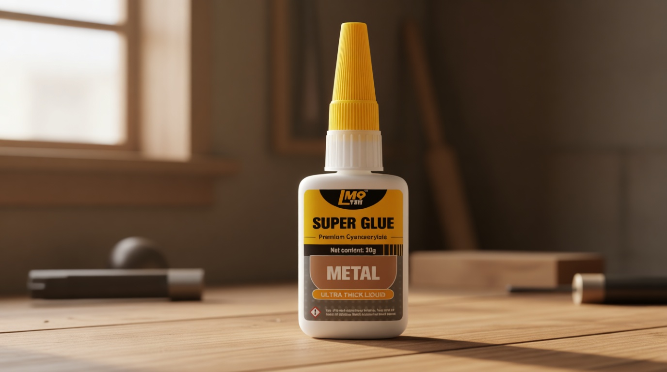 Liquid Super Glue for Metal, 30g Clear Instant Thick CA Glue for Stainless Steel Aluminum DIY Crafts and Repairs, Fast Drying High Strength All Purpose Permanent Professional Cyanoacrylate Adhesives