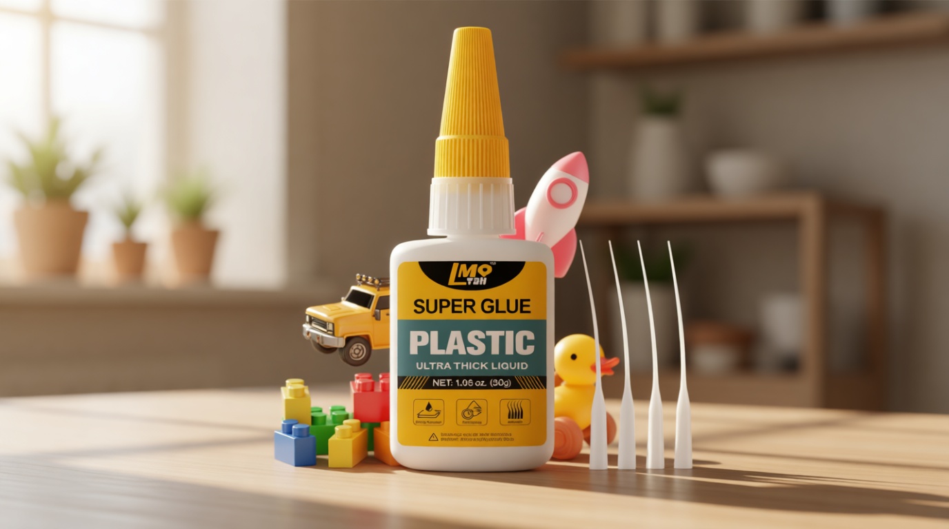 Plastic Super Glue Liquid, Clear Instant Cyanoacrylate Glue for Plastic Model 3d Printing PLA Airplane Miniatures Heavy Duty, All Purpose Superglue for Metal Rubber Wood Ceramic, Strong and Waterproof