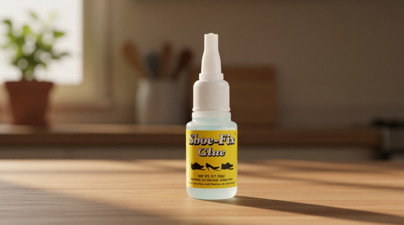 Shoe-Fix Shoe-Fix Glue Professional Grade Repair Adhesive for All Footwear Instant Bond, Clear Drying, Flexible, & Durable for Heels, Sandals, Boots, Athletic Shoes, & More (20g Tube)