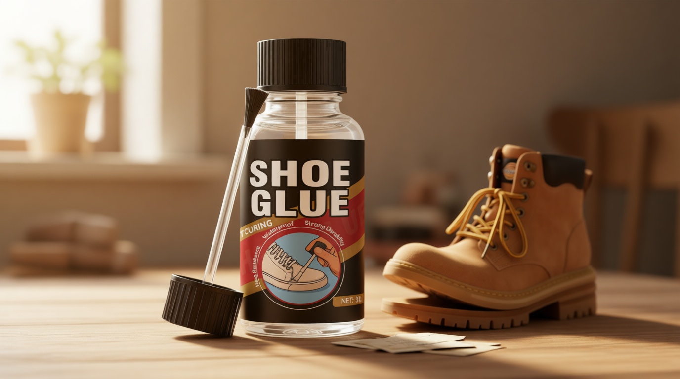 HORSEFISH TOOL Shoe Glue, Shoe Glue Sole Repair Kit, Professional Shoe Sole Glue for Shoe and Sole Repair, Shoe Repair Glue for Boots, Sneakers, Heels, Hiking Shoes, Leather, Sneakers, Waterproof Clear Flexible