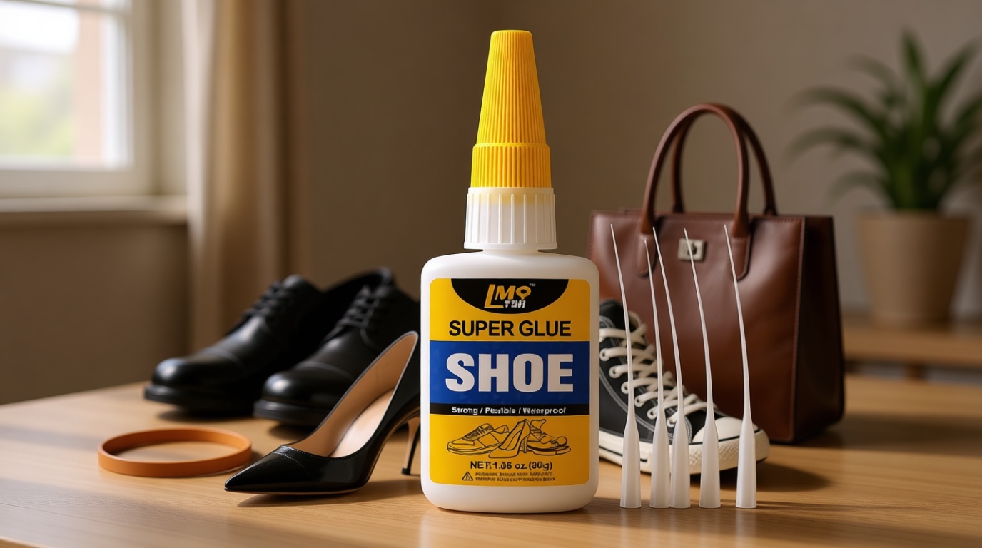 LMQ LASH Shoe Glue Sole Repair, Heavy Duty Super Glue for Shoes Boot Sneakers Heels Waterproof, All Purpose Instant Cyanoacrylate Adhesive for Leather Rubber Bottom Soles Handbags, Flexible and Quick Dry