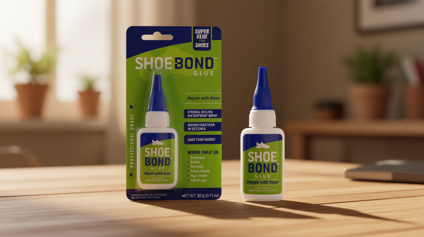 SHOE BOND SHOE BOND Shoe Glue - Professional Grade, Clear, Waterproof, Quick Drying, Ideal for Hiking Boots, Sneakers, Sandals, and More